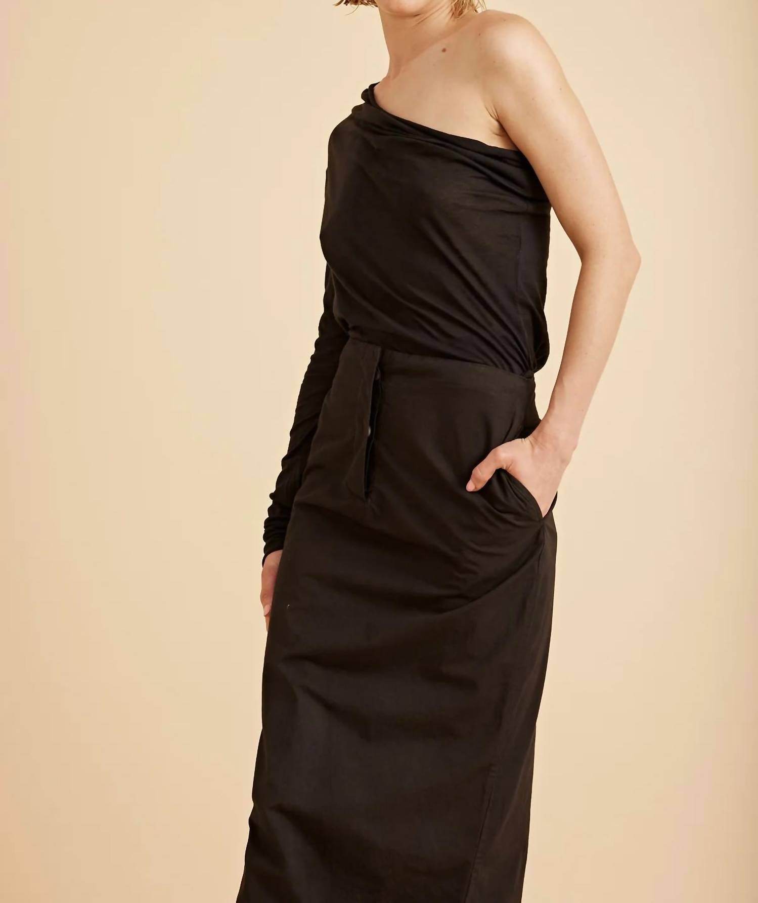 All Three - Florence One Sleeve Top In Tissue Cotton - Rack Hunt -