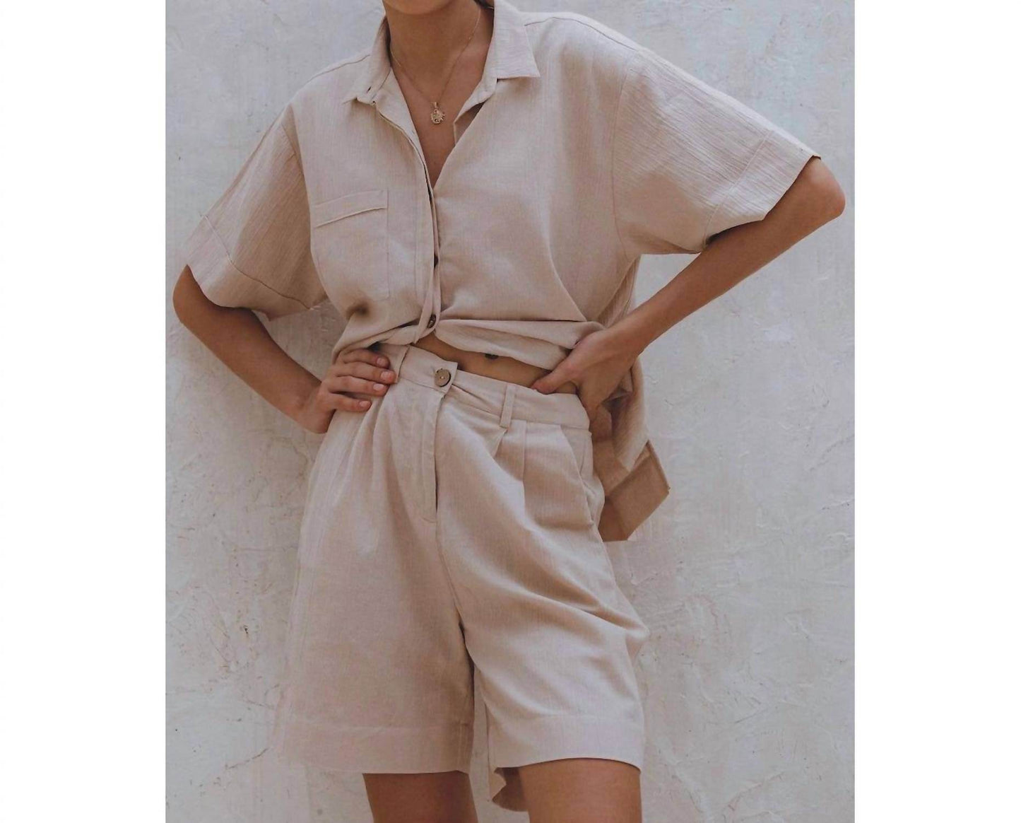 Bali Lane - Otis Short Sleeve Linen Shirt - Rack Hunt