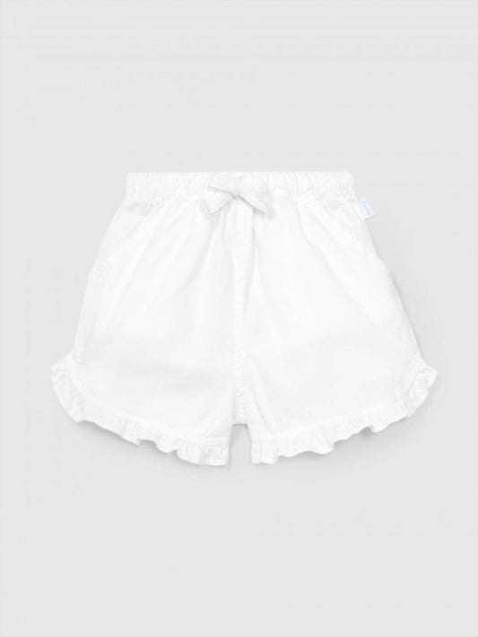 Laranjinha - Girl's Pull-up Shorts With Ruffled Detail - Rack Hunt -