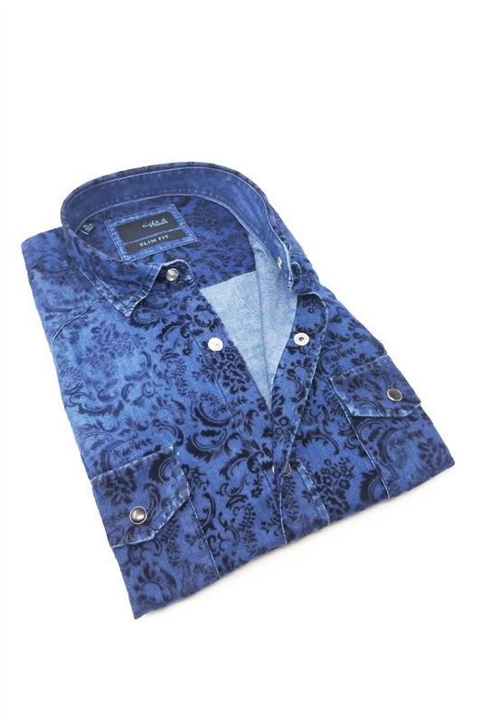 Denim Button Down Shirt