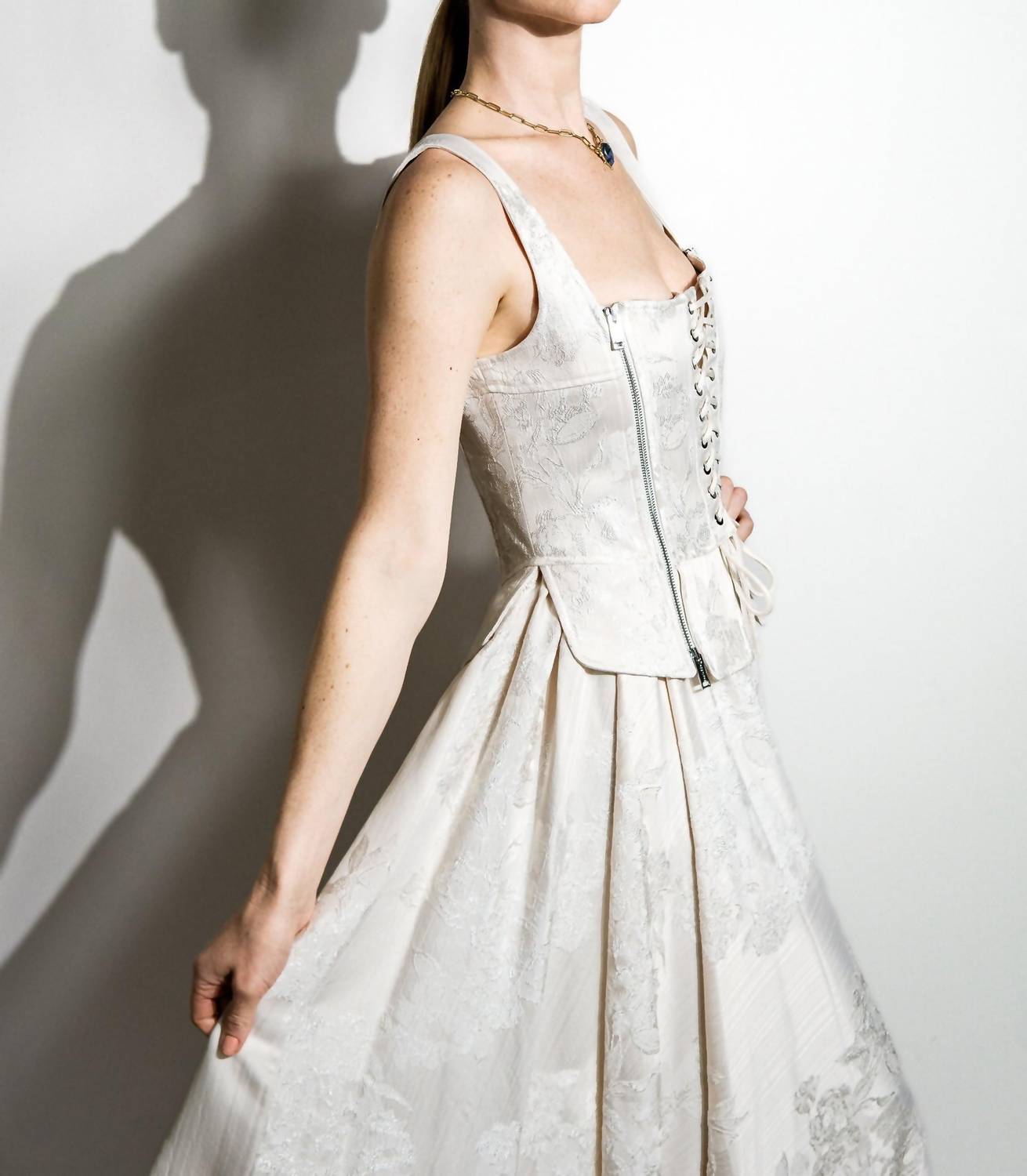 Anastasia Corset Midi Dress