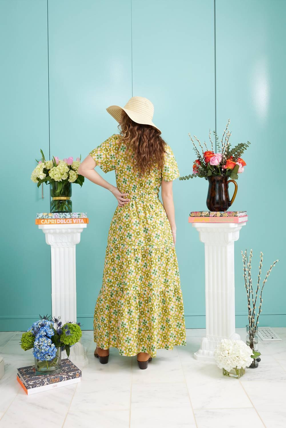 BROOKS AVENUE - Poppy Deep V Maxi Dress - Rack Hunt