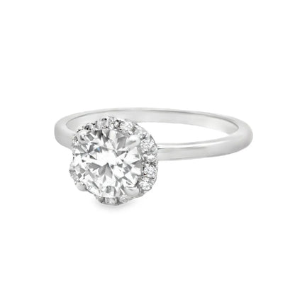 Allyanna Gifts - Women's Moissanite Halo Flower Ring - Rack Hunt