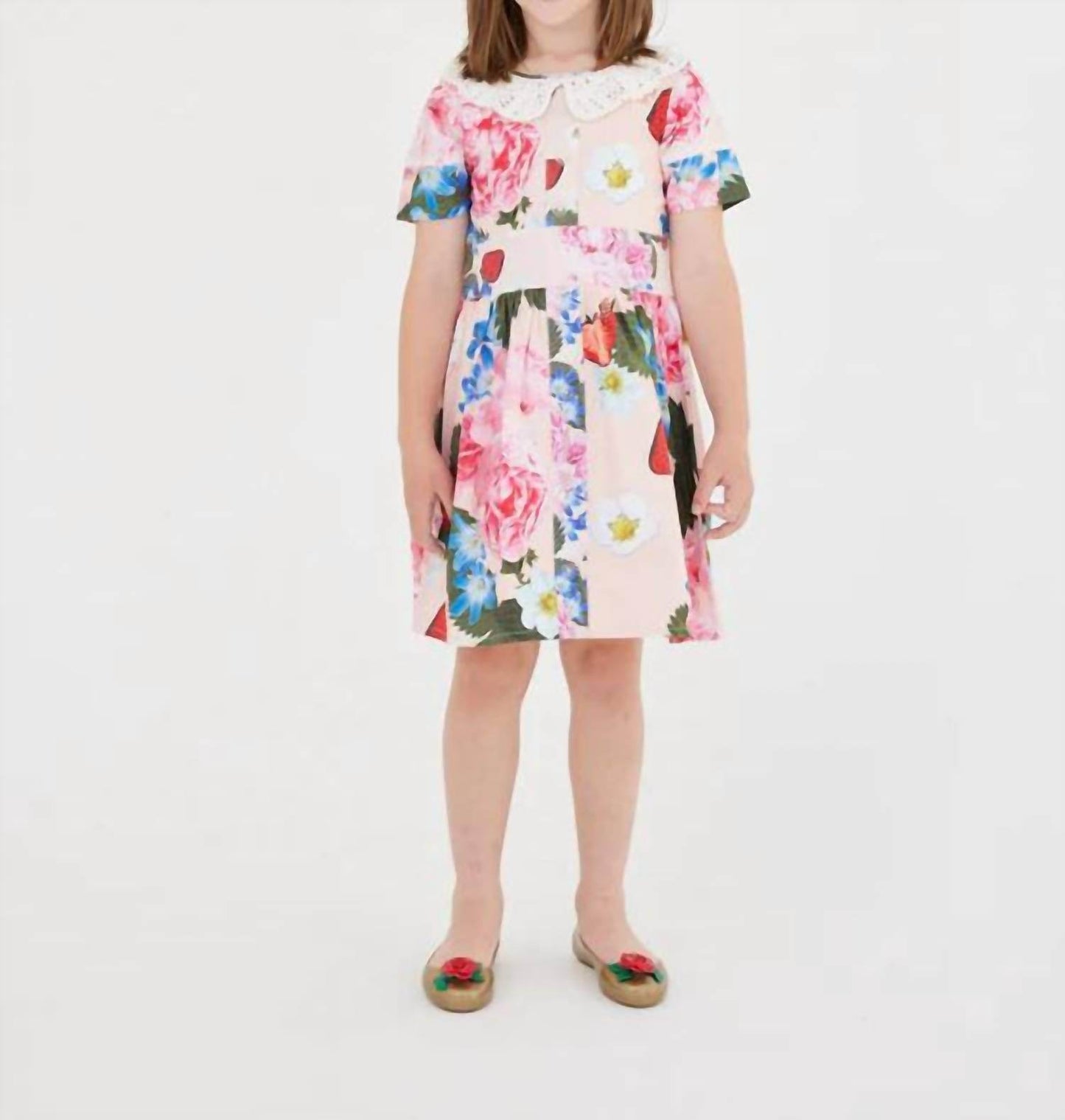 Sasha+Z - Strawberry & Peonies Printed Dress - Rack Hunt -