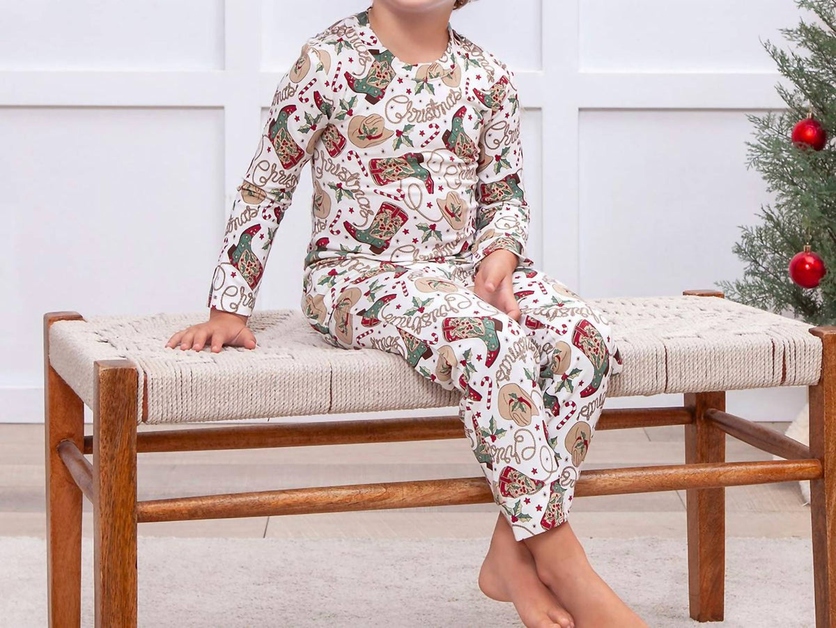 Kid's Holiday Hoedown Pajama Set