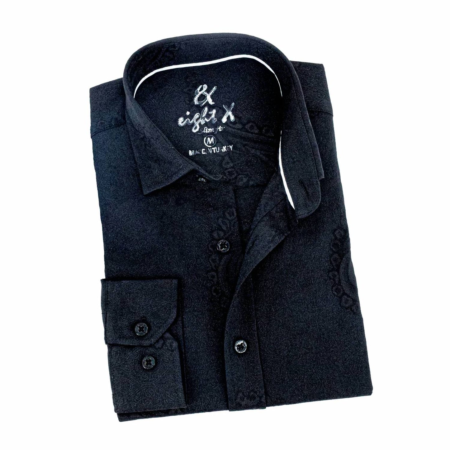 Men's Big Paisley Jacquard Button Down Shirt