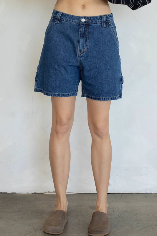 Mika Denim Cargo Shorts