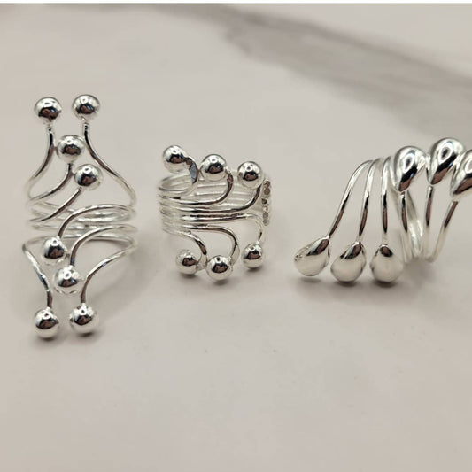 Women's Three-tier Drop Wrap Ring