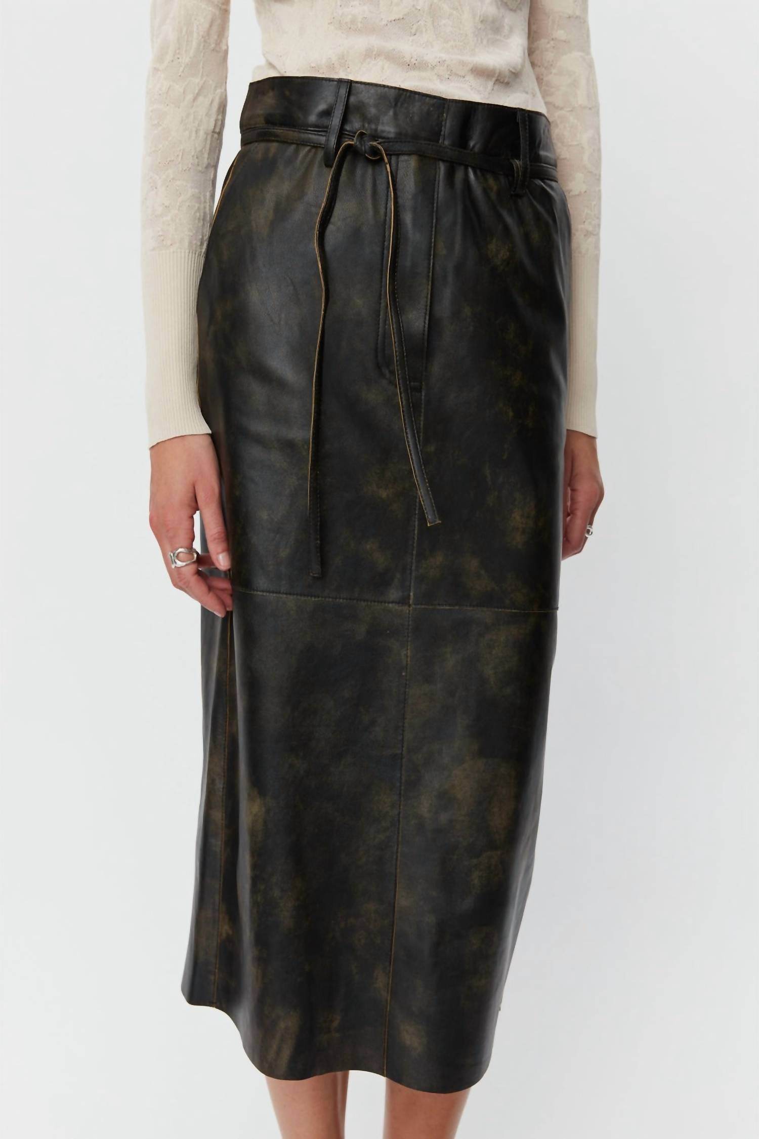 DAY Birger - Lulu Leather Skirt - Rack Hunt