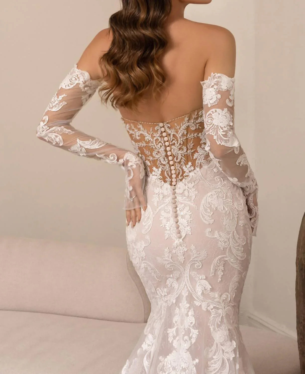 Ivoire by Kitty Chen - Lori Stretch Lining Dress - detail view - Rack Hunt