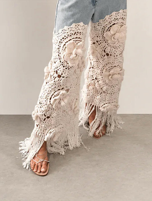 Denim Crochet Jeans