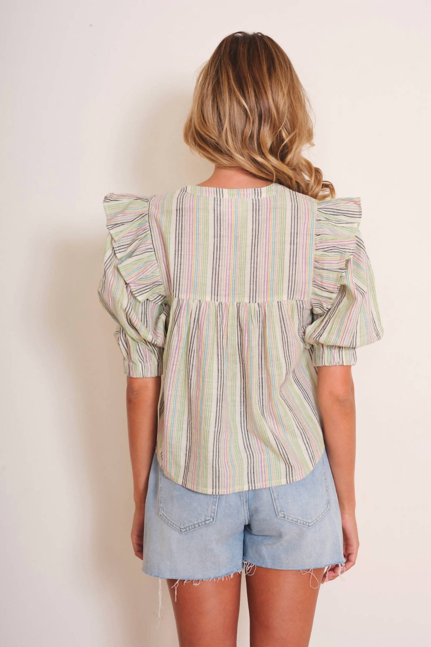 Janice 3/4 Sleeves Top