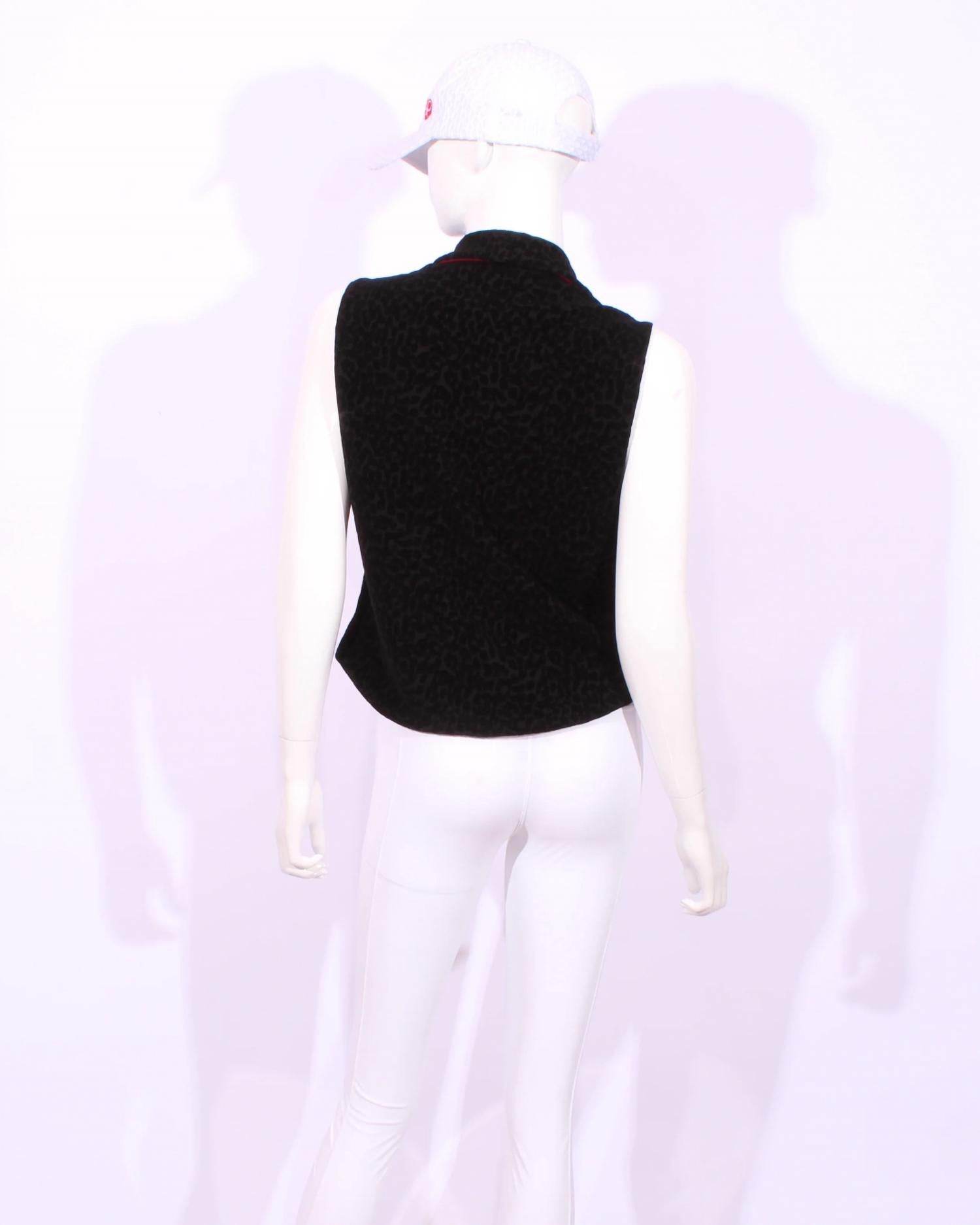 Love Love Tennis - Women's Leopard Reversible Vest - Rack Hunt