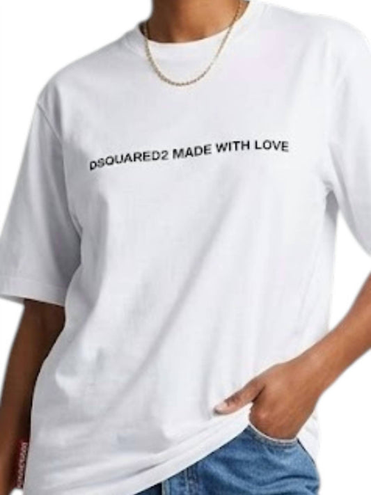 Women's Icon Made With Love Logo Cotton T-shirt