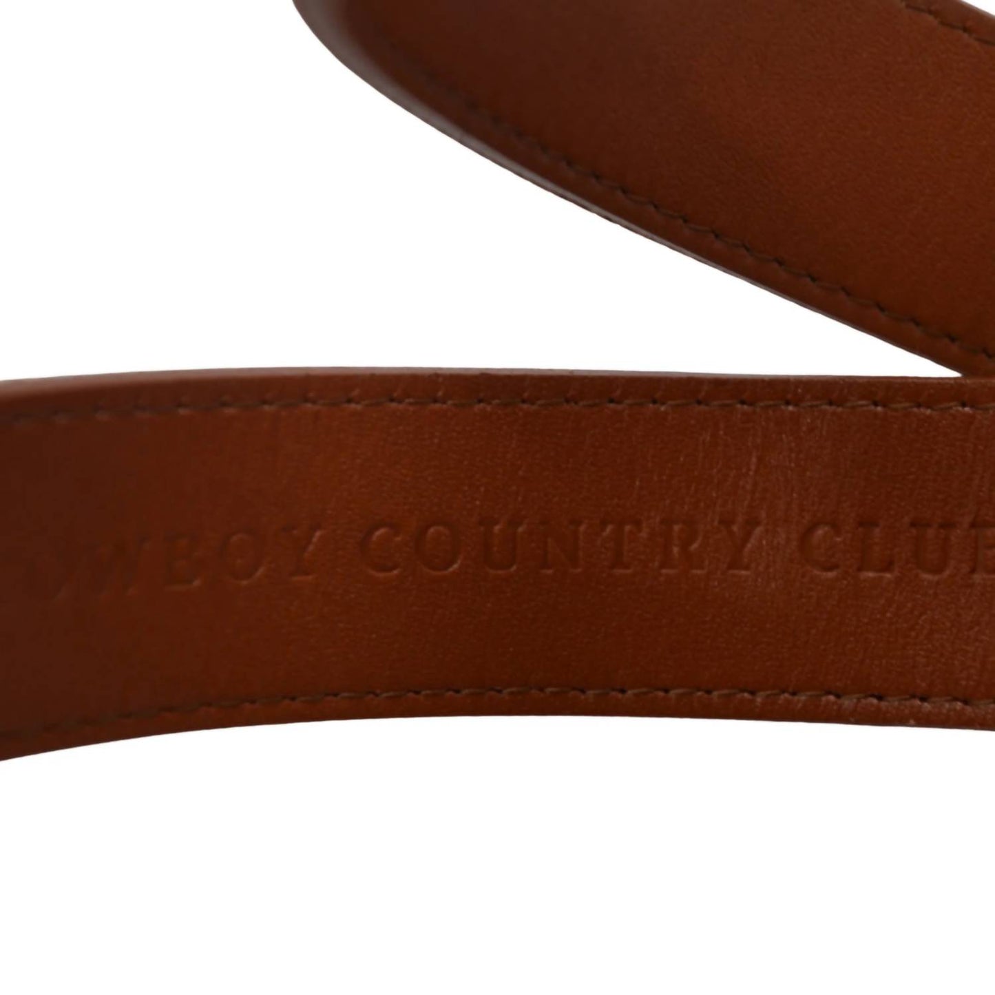 Unisex Woven Leather Bandera Belt
