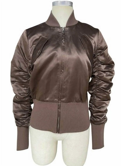 Rossario George - Women's Aviatrix Bomber Jacket - Rack Hunt