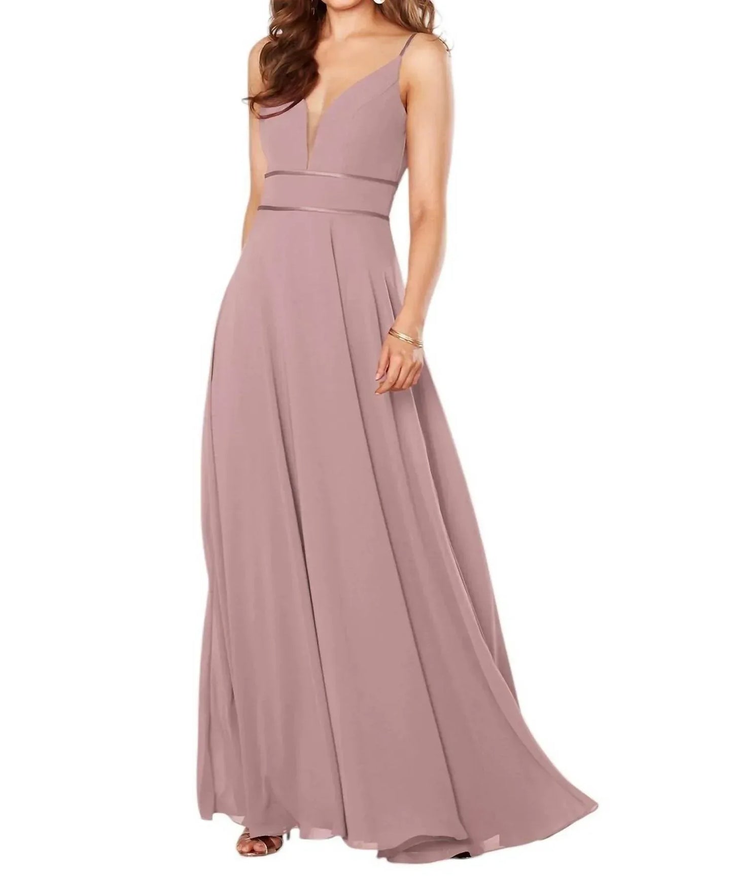 Sorella Vita - Bridesmaid Dress with Double Banded Waist - Rack Hunt