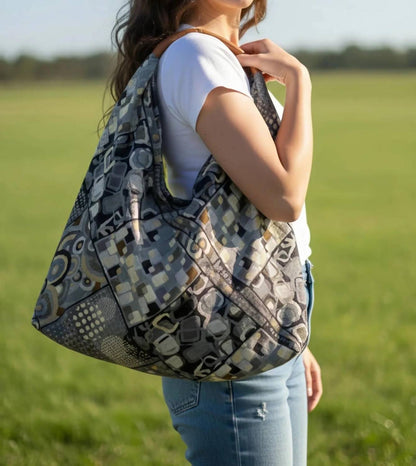 Women's Giselle Printed Oversized Hobo Bag