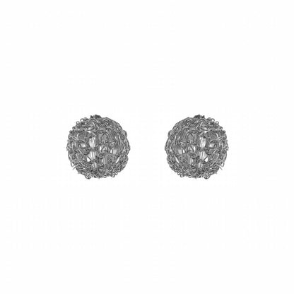 Women's Dome Post Handmade Crochet Earrings