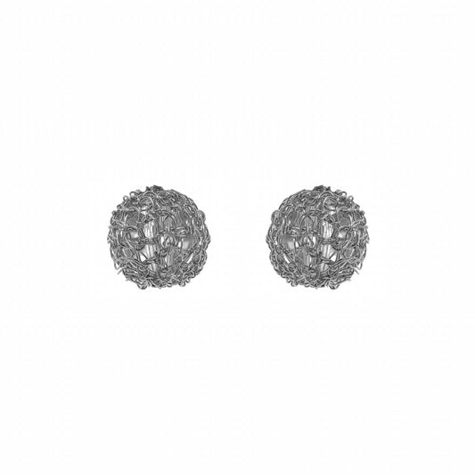Women's Dome Post Handmade Crochet Earrings