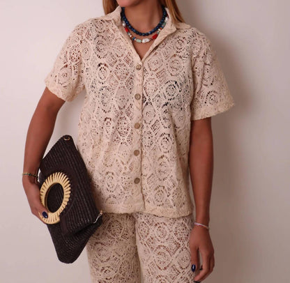 Simone Crochet Top