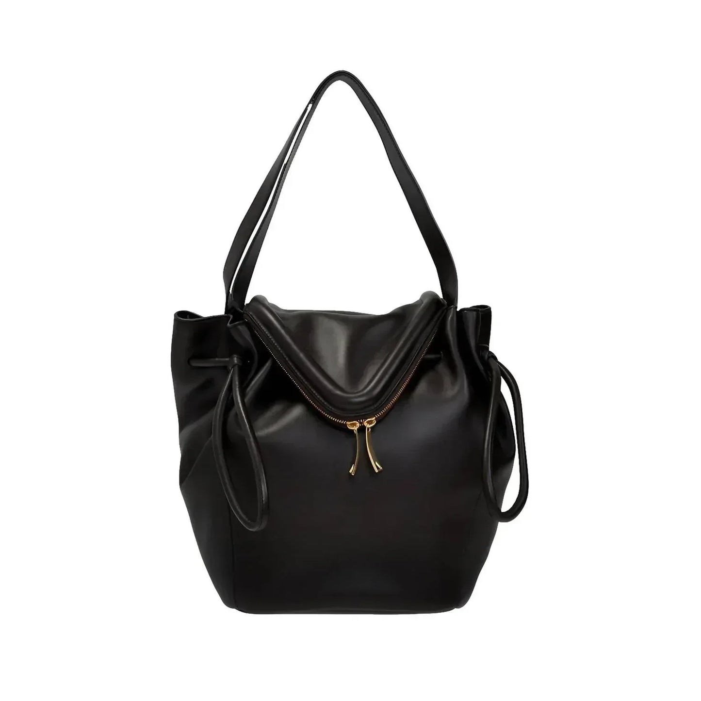 Bottega Veneta - Women's Veneta Beak Large Calfskin Shoulder Bag - Rack Hunt
