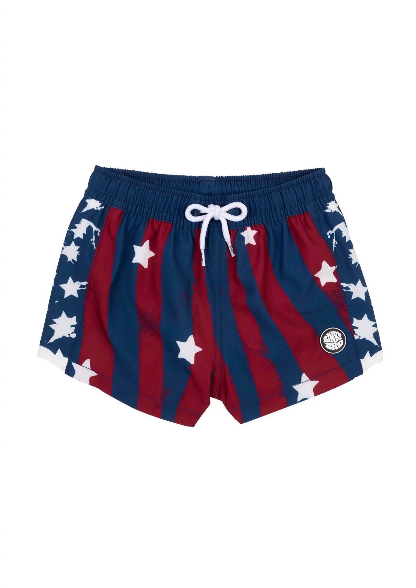 BinkyBro - Boy's Star Spangled Swim Trunks - Rack Hunt -
