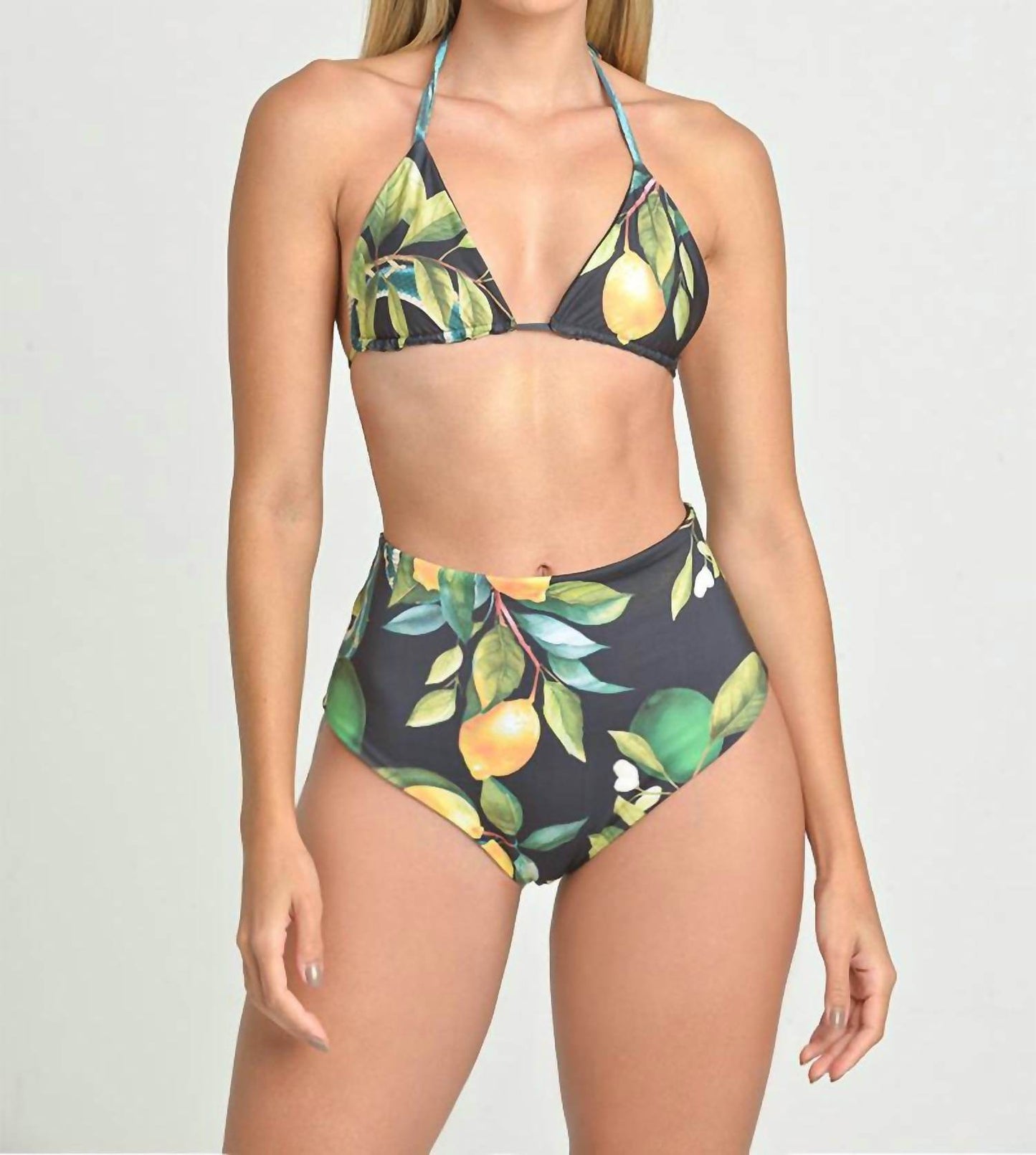 Steffany Milano - Citrus Bliss High-waisted Bikini Set - Rack Hunt