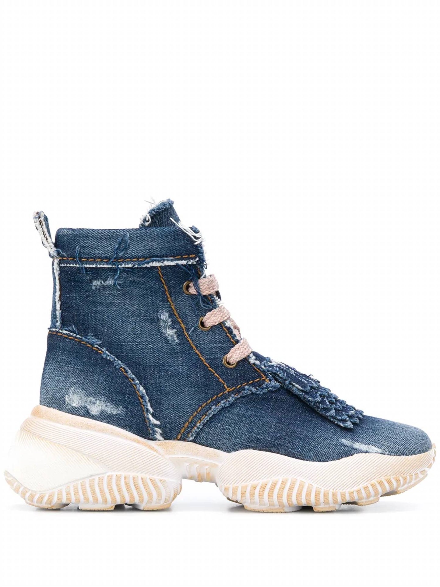 Women's Interaction Denim High-top Sneakers Boots