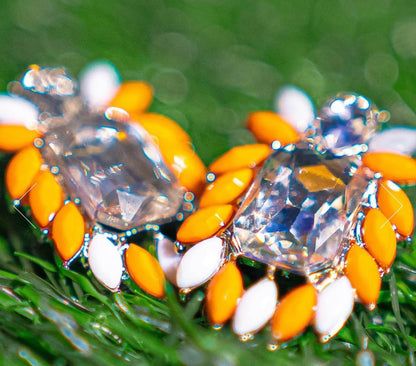Stadium Gem - Women's Game Day Glam Cluster Earrings - Rack Hunt