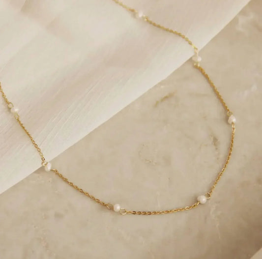 Maive - Pearl By The Yard Necklace - Rack Hunt