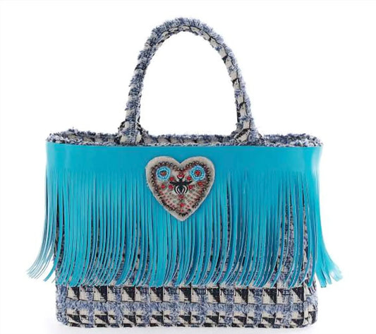 Rue Madam Paris - Women's Kos M Tweed Handbag - Rack Hunt