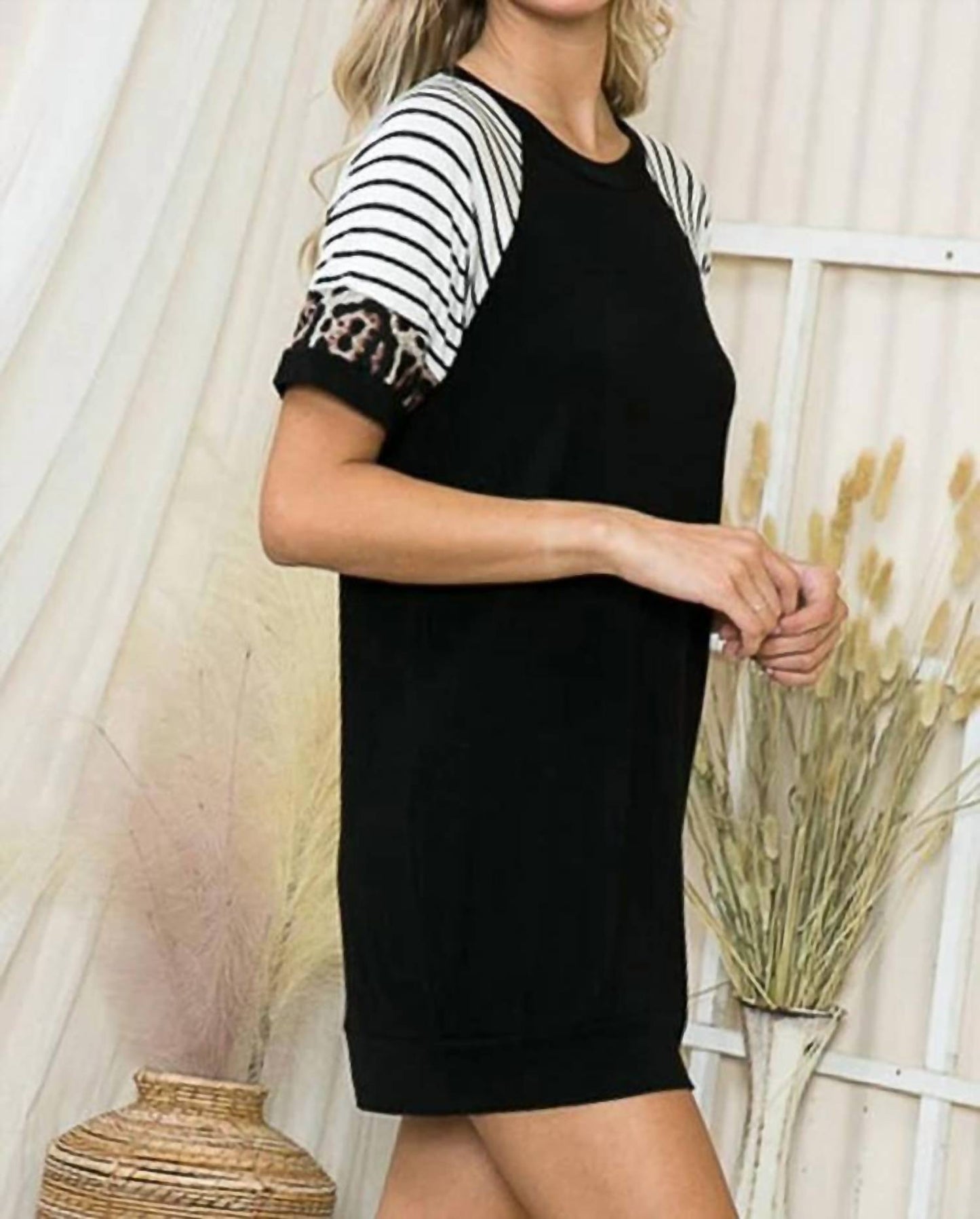 Women's Solid Mini Dress