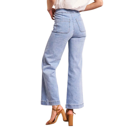 Victorine 6 Buttons High Rise Jeans