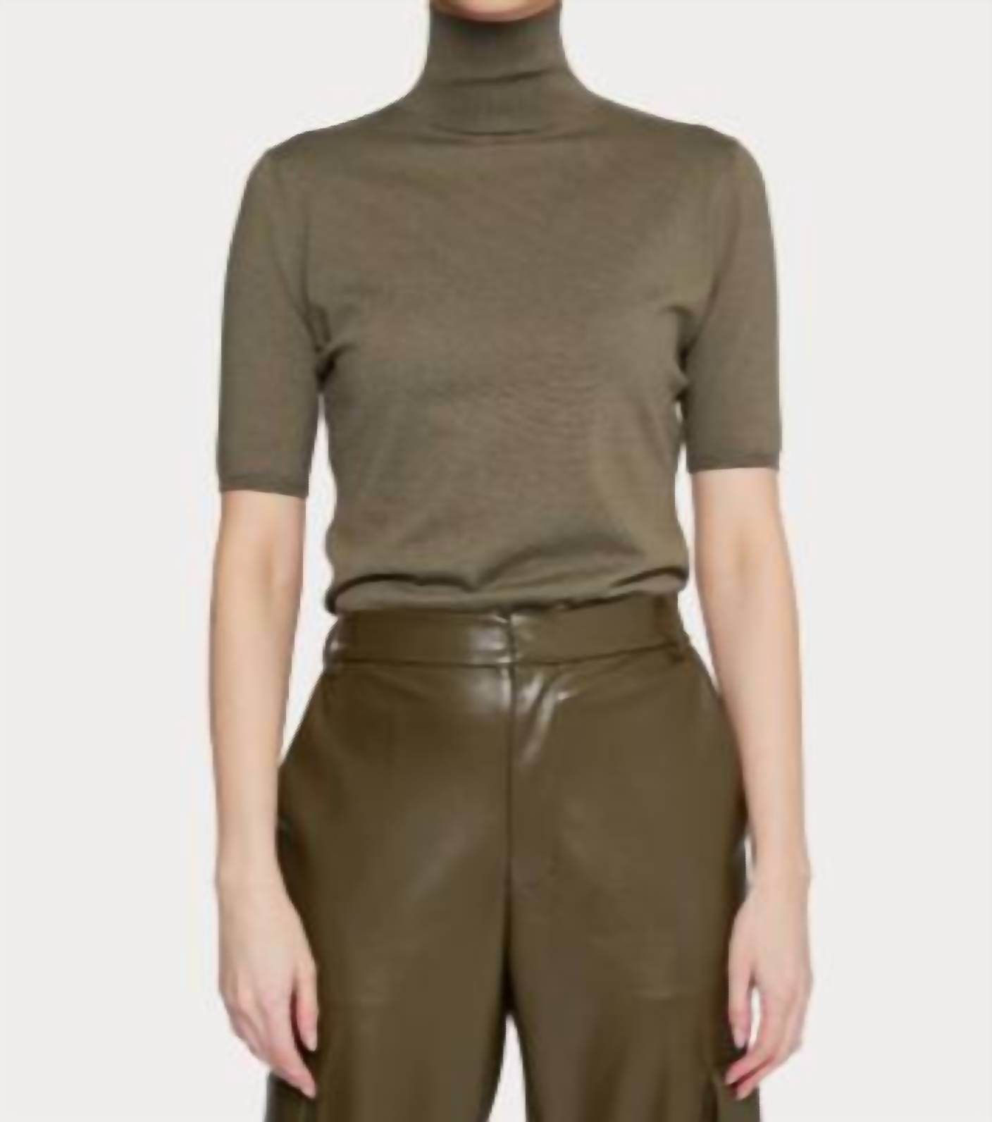 Amanda Maria - Viva Modal Turtleneck Top - Rack Hunt -