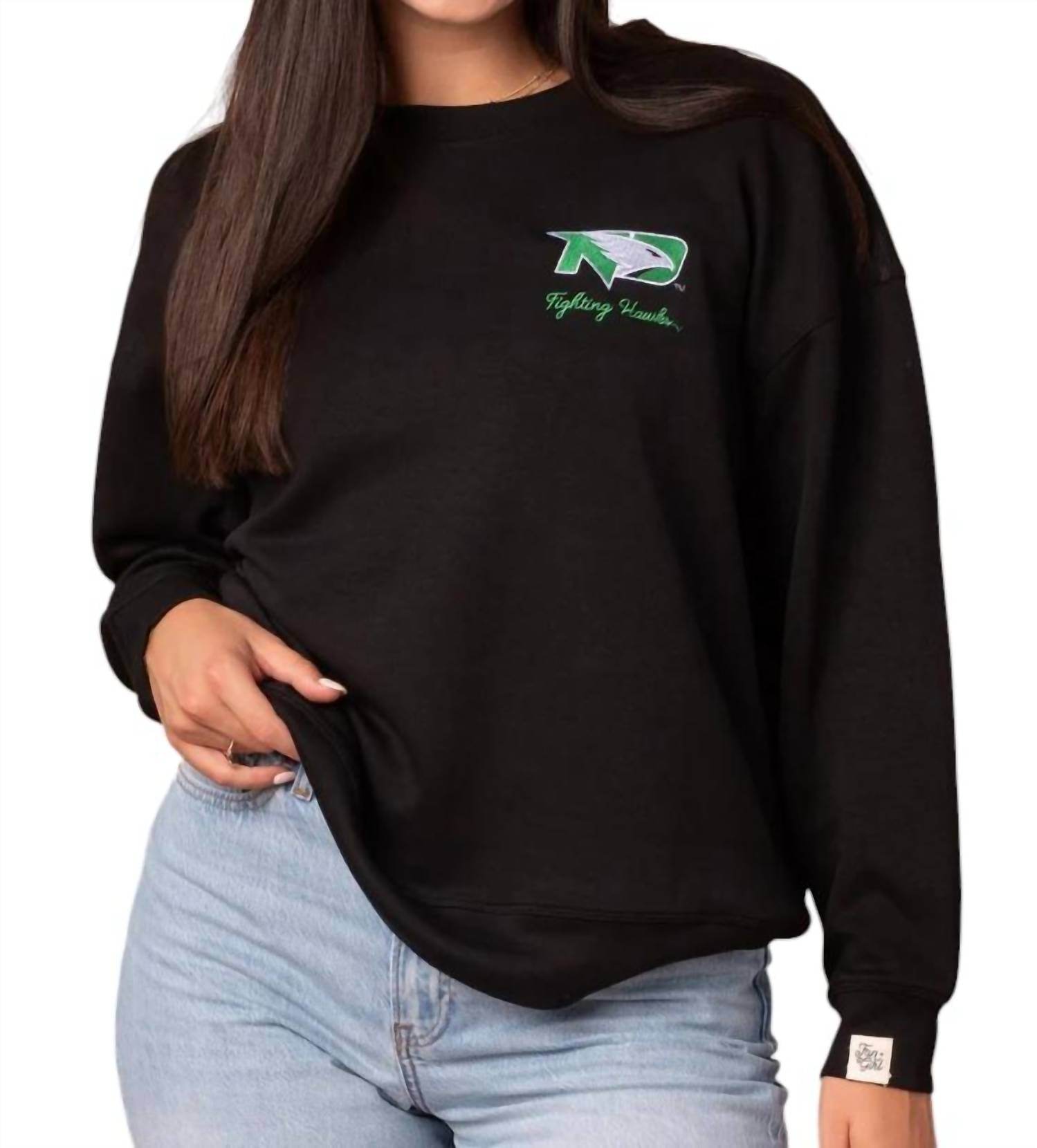 Fan Girl Clothing - Und Hawks Embroidered Supersoft Crew Sweatshirt - Rack Hunt -