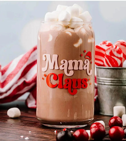 The Care Collective - Mama Claus Glass Can - Rack Hunt