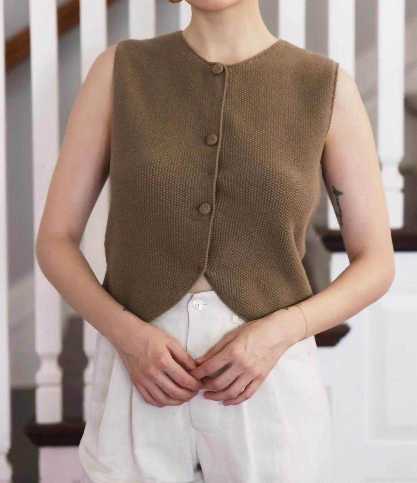 Rose Velvet - Lola Pima Cotton Vest - Rack Hunt -