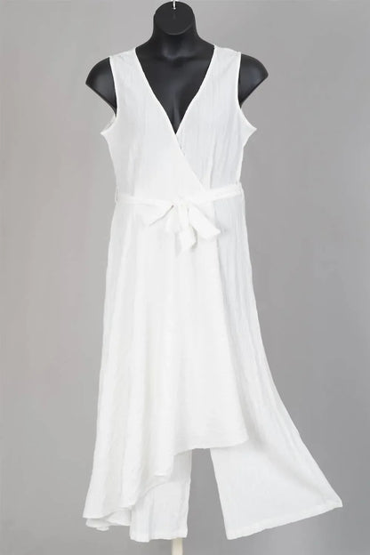 Sage & Clare - Belted Sleeveless Jumpsuit - Rack Hunt