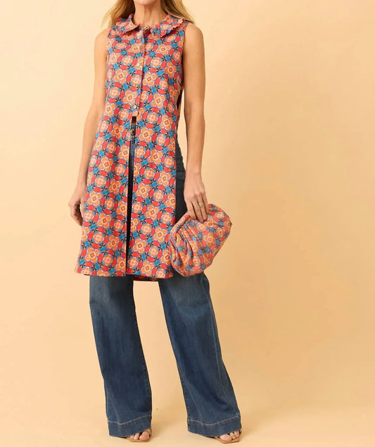 BROOKS AVENUE - Natalie Button Front Vest - Rack Hunt