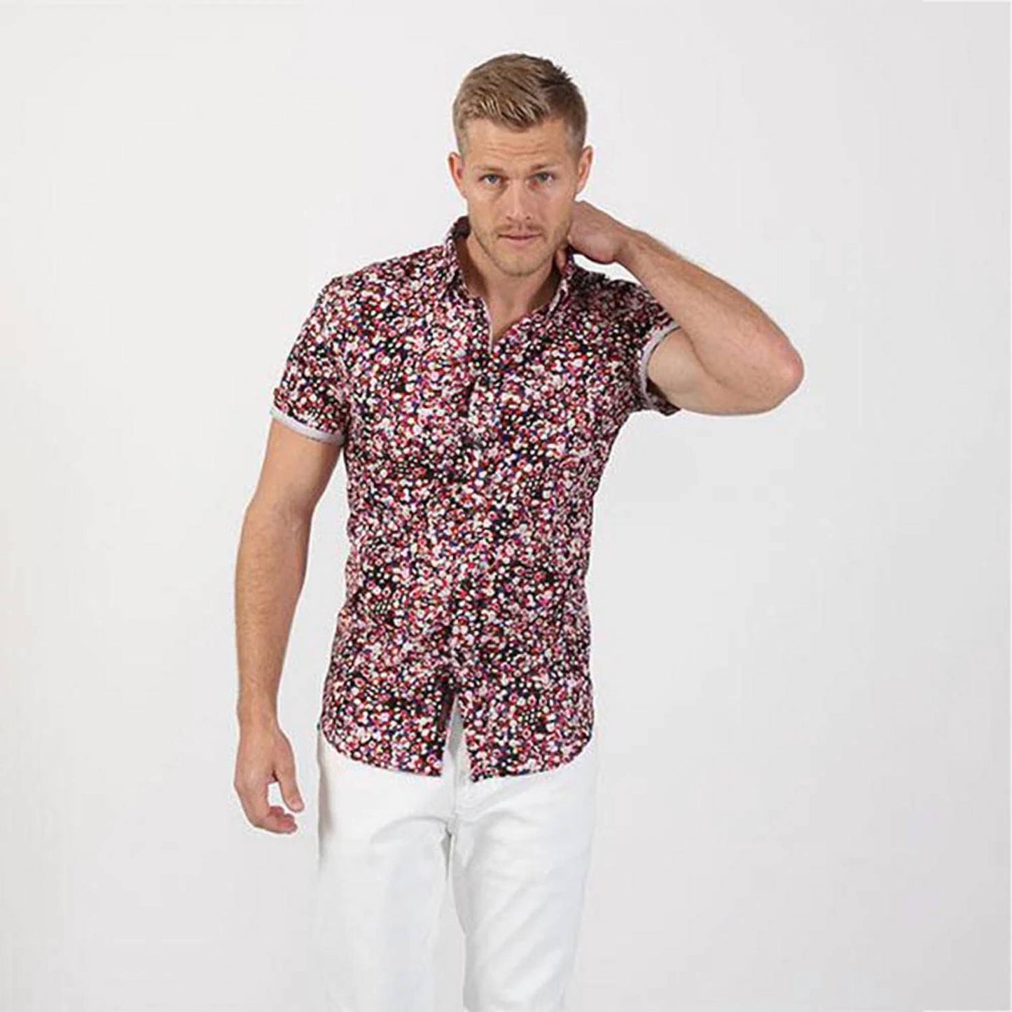 Colorful Sparks Short Sleeve Shirt