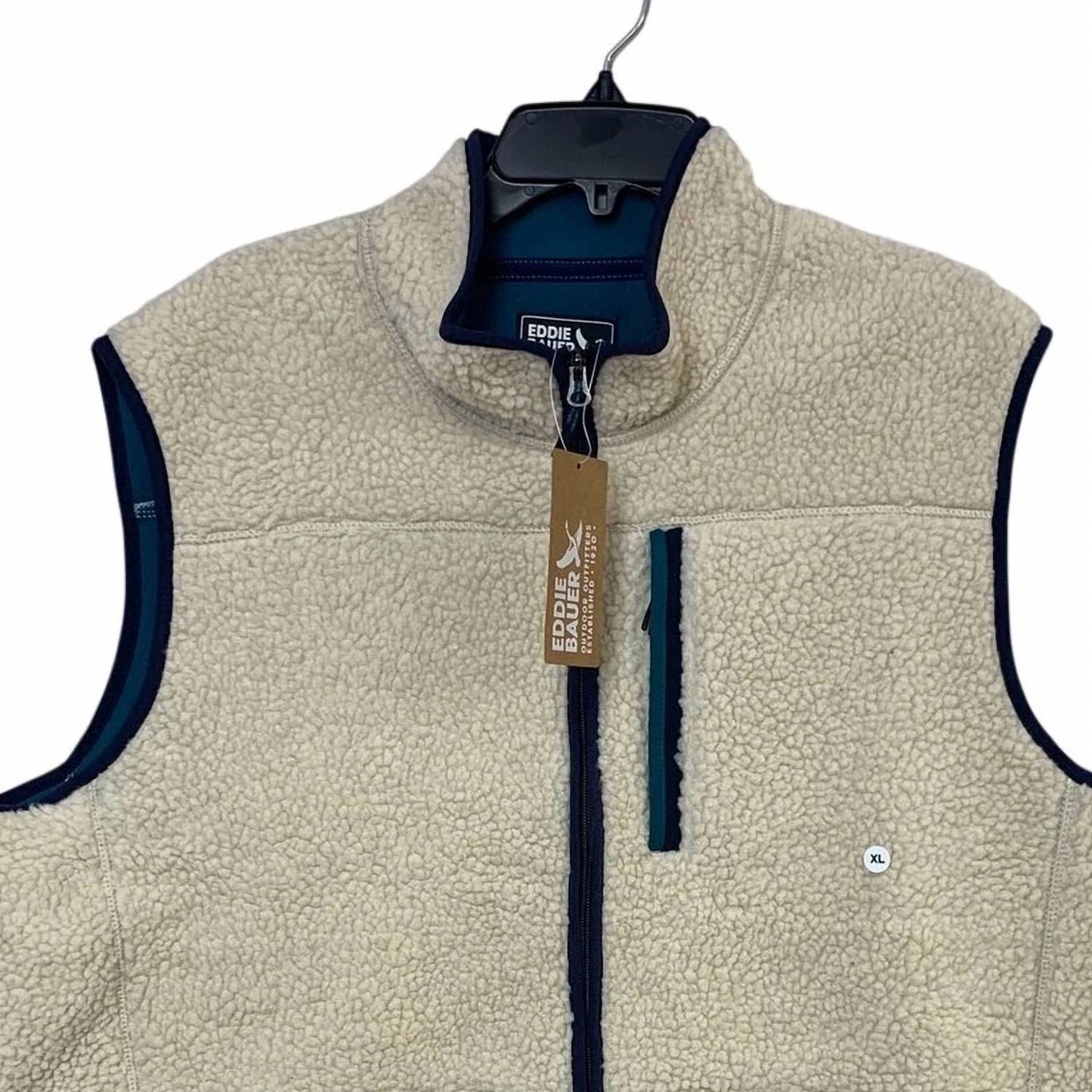 Men's Full Zip Polyester Sherpa Chilali Vest