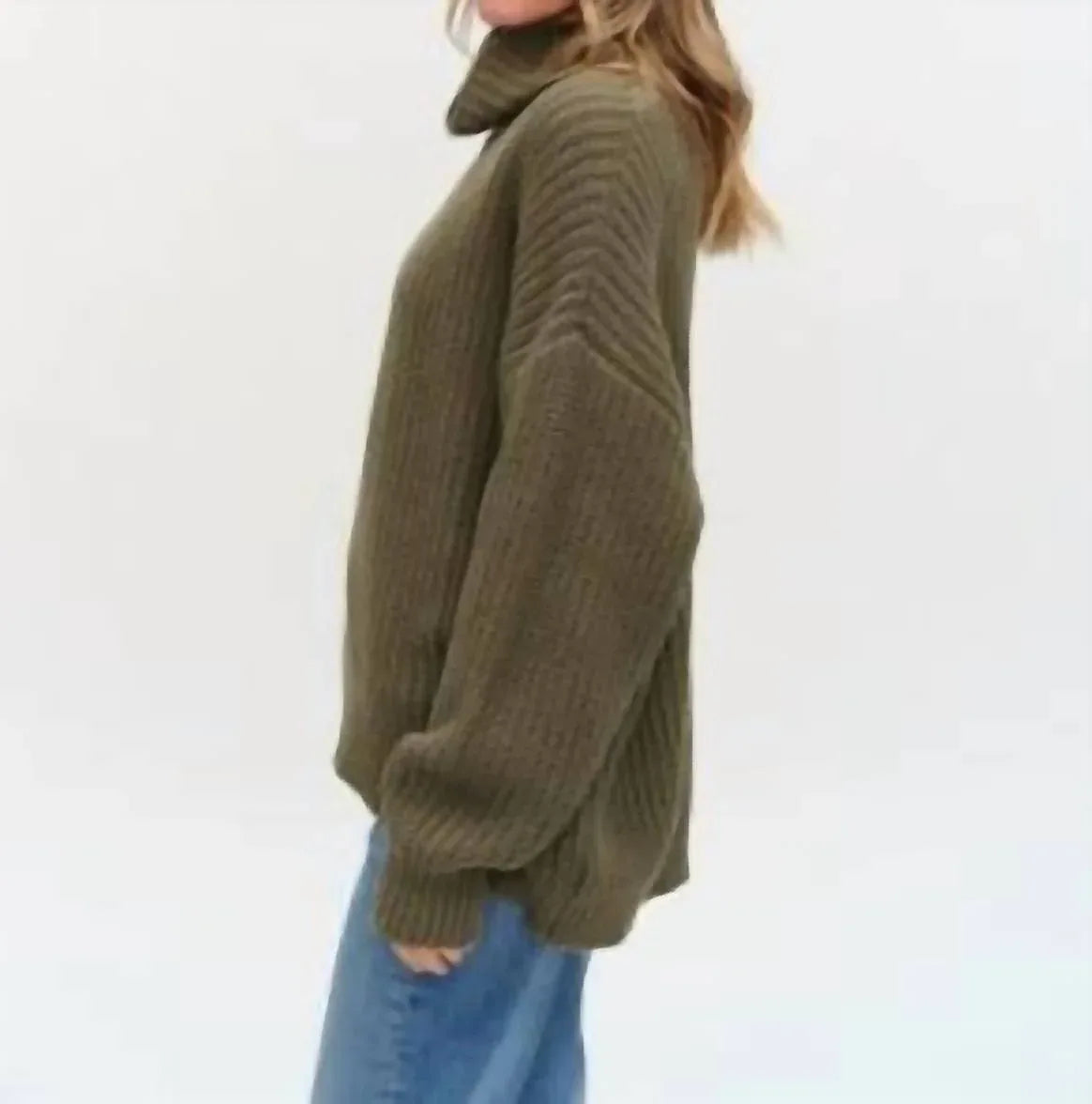 Sage & Clare - Delaney Oversized Turtleneck Sweater - Rack Hunt