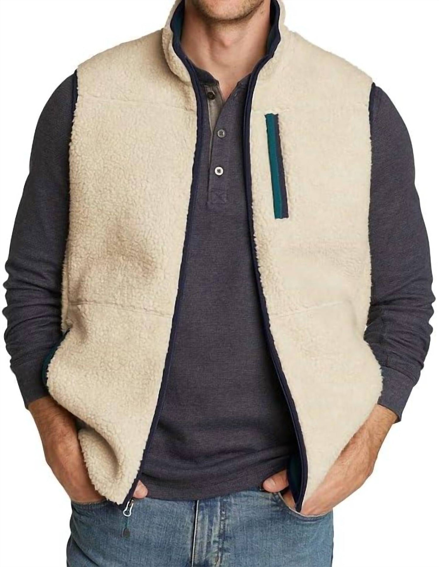 Chilali Faux Shearling Fleece Vest