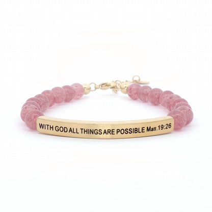 Women's With God All Things Are Possible Bracelet