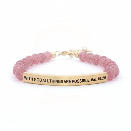 Women's With God All Things Are Possible Bracelet
