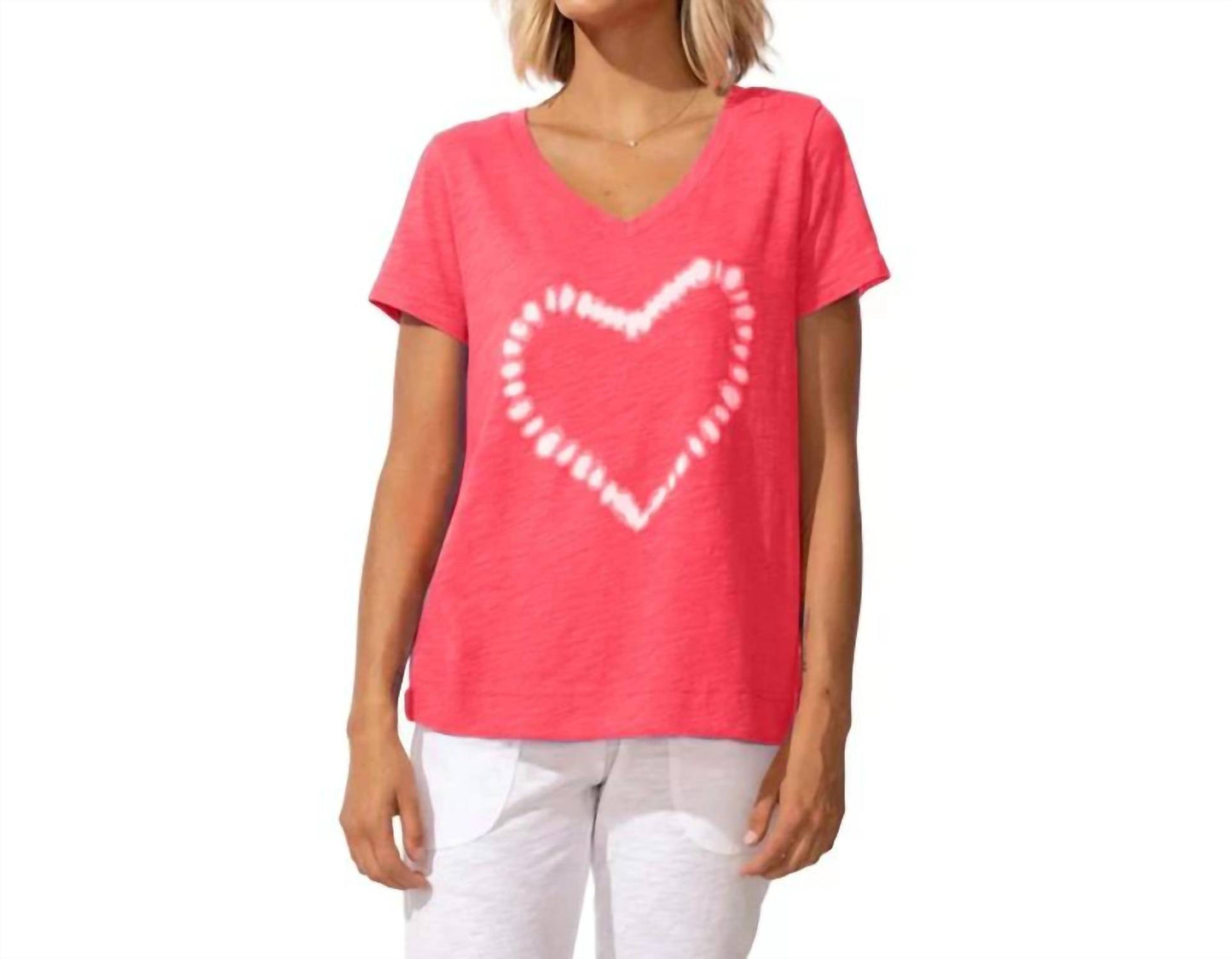 Destination Heart V-neck Tee - Plus