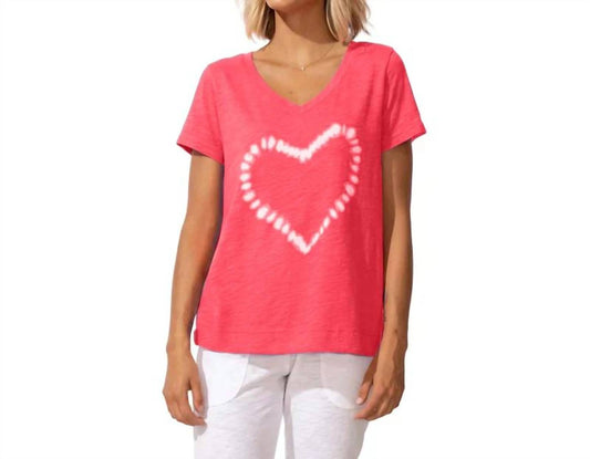 Destination Heart V-neck Tee - Plus