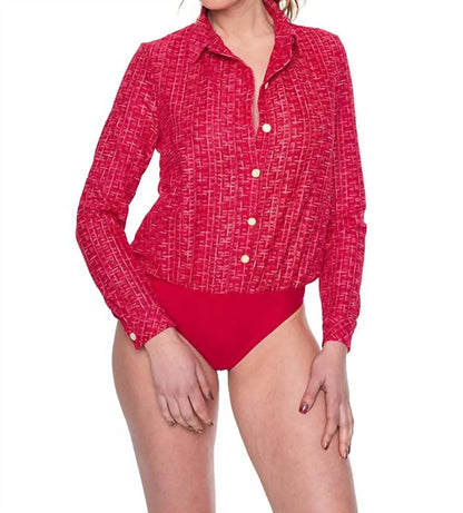 Louisa Bracq - Tweegy Long Sleeve Blouse Bodysuit - Rack Hunt