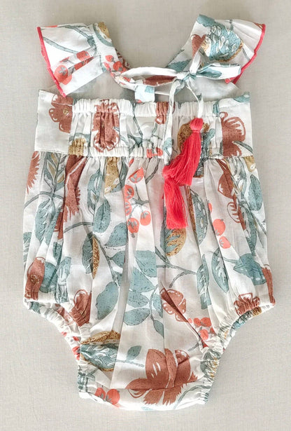 Girl's Floral Print Bubble Dress